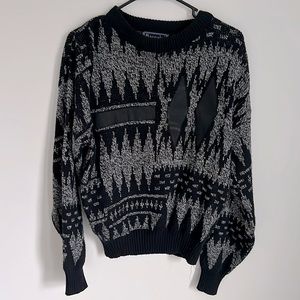 Black Barnaby Vintage oversized Sweater